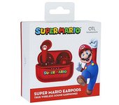 SUPER MARIO EARPODS BLUETOOTH V5.0 CON CAJA DE CARGA ROJA DE OTL TECHNOLOGIES OTL Technologies