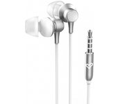 Energy sistem metallized auriculares con cable - microfono integrado - control de volumen - color blanco