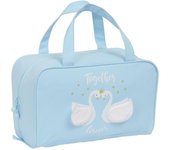 Neceser Escolar Glow Lab Cisnes Azul claro 31 x 14 x 19 cm