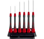 Wiha Juego de destornilladores de precisión PicoFinish® Con cabeza esférica hexagonal, de 7 unid., incl. soporte (42993)