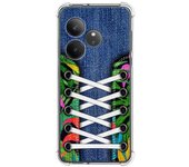 Tumundosmartphone Funda Silicona Antigolpes para Realme GT 6 / GT 6T 5G diseño Zapatillas 13 Dibujos
