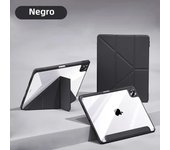 Acrylic Clear Case for 2024 iPad Air 11/13 M2 Pro 11/13 M4 for iPad Air 4 Air 5 Pro 11/12.9 iPad 5/6/7/8/9/10th Y-fold Stand