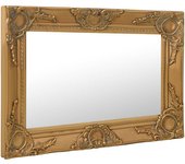 Espejo de maquillaje Barroco Dorado 60x40 cm