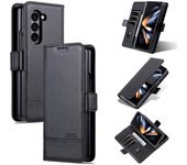Case, magnético clip con ranuraspara fundas PU Cuero Kickstand Flip Crashproof teléfono cubierta Z Fold 6
