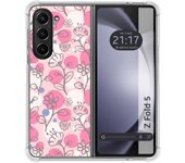 Funda Silicona Antigolpes para Samsung Galaxy Z Fold 5 5G diseño Flores 07 Dibujos