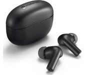 Motorola - Moto Buds 500 ANC Auriculares True Wireless con Cancelación Activa de Ruido, Fast Pair, 20 Horas de Reproducción, Resistente al Agua, Carga USB-C, Negro