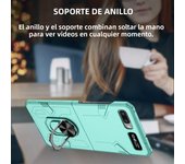 Anti-Drop Finger Ring Folding Coque Case for Samsung Galaxy Z Flip 5 4 3 2 1 Flip5 flip2 Flip1 Flip4 Flip3 5G Hard Cover Fundas