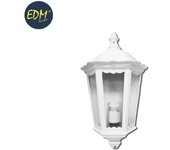 Edm Aplique de Diseño Moderno Milan Blanco 43xø24,5 Cm EDM - Faroles