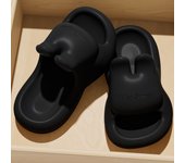 Nuevas y bonitas pantuflas de conejo EVA para mujer, sandalias antideslizantes de verano para interiores y baños, para padres e hijos.