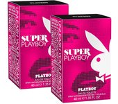 Super Playboy Pack de 2 cajas de Perfume mujer de 60 ml (120 ml en total)
