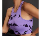 Women's Tie Dye Sleeveless Workout Casual Cropped Tank Top Shirts