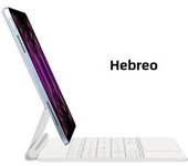 AJIUYU Magic Keyboard For iPad Air 13 inch 2024 M2 iPad Pro 12.9 2018-2022 Smart Cover Magnetic Portuguese Spanish Arabic French
