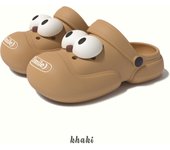 Zapatos con agujeros grandes para mujer en verano, nuevo estilo para uso en interiores y exteriores, parejas antideslizantes que pisan mierda, sandalias de suela gruesa para mujer