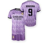 Camiseta Benzema 9 Real Madrid 22/23 Morada | Equipación Oficial Alternativa