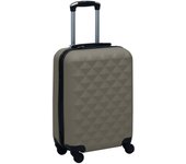 vidaXL Maleta trolley con ruedas rígida ABS gris antracita