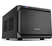 Carcasa Sharkoon QB One Mini-ITX sin fuente de alimentación (2x USB 3.0, 2x USB 2.0, 1x micrófono, 1x auriculares, Mini-ITX)