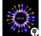 Water Droplets Solar String Lights Waterproof Outdoor Decoration Garland Fariy Lights Christmas Wedding Party Garden
