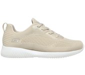 Zapatilla Mujer Skechers Bobs Squad Beige
