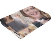 Blankets Sarah Paulson Collage Soft and Comfortable Warm Fleece Fluffy Plush Throw Blankets Yoga Blankets Beach Blanket Picnic Blankets for Sofa Bed Camping Travel-e243