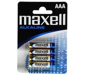 Maxell Pack 4 Pilas Alcalinas LR03 AAA 1.5V