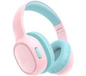 Tronsmart KH03 - Auriculares Bluetooth con cancelación de Ruido para niños, Control de Volumen Seguro, Auriculares inalámbricos con luz y micrófono, Tiempo de reproducción de 70 Horas, Cable de Audio