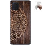 Tumundosmartphone Funda Gel Tpu para Samsung Galaxy Note 10 Lite diseño Madera 06 Dibujos