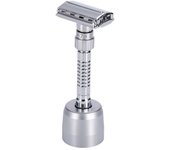 Men Shaving Butterfly Open Razor Double Edge Safety Razors Black Handle Women Razors Reusable Manual Shaver With 5 Blades
