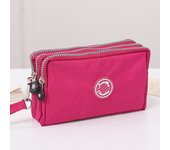 Portable Zipper Cell Phone Wallet, Travel 3-in-1 Zipper Men's Clutch Bag