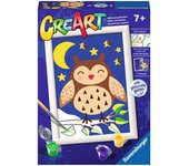 CreArt Kit Pintura - Búho, Ravensburger, 23661