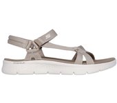 Sandalias Skechers Go Walk Flex Mujer Beige
