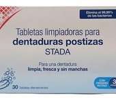 Stada Tabletas Limpiadoras Dentaduras Postizas 30 Tabletas Eferv