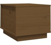 vidaXL Mesa de centro de madera maciza de pino 40x50x35 cm Natural, Blanco, Gris Mesita de Salón o Comedor o Auxiliar Mesa de Café Meuble Salón