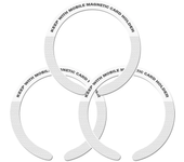 Metal Plate in Car Ring For Magsafe Wireless Charging Universal Mobile Phone Magnet Holder Metal Sticker Sheet for iPhone Xiaomi