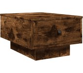 vidaXL Mesa de centro madera de ingeniería 60x45x31 cm Blanco, Negro, Roble Sonoma Mesita de Salón o Comedor o Auxiliar Mesa de Café Meuble Salón