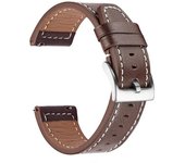 Correa de reloj de cuero vintage con sombrero MARRON, Correa de repuesto universal para hombre y Mujer, 22 mm