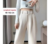 Fashion women's straight leg pants loose casual wide leg pants women straight leg small stylish senior all match all match pants