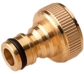 JARDIN202 - Racor Macho de laton 3/4".3/4"