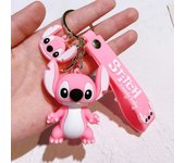 Stitch Series Anime Peripheral Keychain Car Keychain Creative Pvc Backpack Cartoon Pendant Accessories Cute Doll Holiday Gift