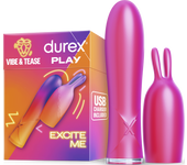 DUREX PLAY VIBE & TEASE 2 IN 1 VIBRATOR AND TEASER TIP