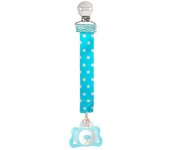 Chicco Clip Chupete Fashion (azul) - Evita que el Chupete Se Caiga