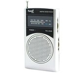 Radio de bolsillo | SAMI - Radio inalámbrica, tamaño bolsillo, 2 pilas AAA, entrada de auriculares, antena // Ref: RS-2925