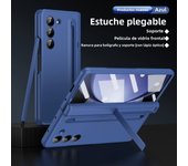 Phone Case With Touch Pen For Samsung Galaxy Z Fold 5 4 3 Case Integrated Shell And Film Hinge Protection Hard Cover For Fold5