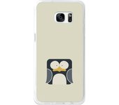 Tumundosmartphone Funda Gel Tpu para Samsung Galaxy S7 Edge Diseño Pingüino Dibujos