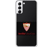 Funda original compatible con Samsung Galaxy S21 Plus - S30 Plus - Sevilla Trama Gris sobre fondo Negro SS18-19