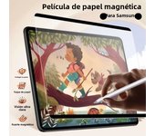TBTIC Magnetic Screen Film For Samsung A9 8.7IN S6Lite 10.4 A8 10.5 S7 S8 S9FE A9Plus 11IN Screen Protector S7Plus S8Plus 12.4IN
