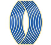 1 Set 7 Colors Car Styling Strips Reflective Motocross Bike Motorcycle Wheel Stickers and Decals 17/18 Inch Reflective Rim Tape