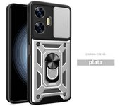 For Realme C55 C53 C65 C67 Slide Camera Lens Protector Armor Case For Realme 13Pro Plus GT 6T Military Grade Bumpers Ring Cover
