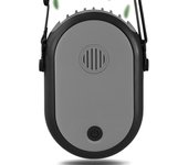 Ventilador de cuello portátil, ventilador portátil, carga por USB, mini ventilador de mano de 3 velocidades para uso en