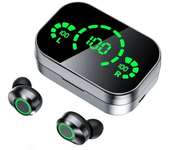 YD03 Wireless Bluetooth Earphones Headphones Outdoor Sport Headset With Charging Bin Display Touch Control Earbuds for Muisc