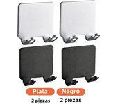 Stainless Steel 1/4X Bathroom Razor Holder Storage Hook Wall Men Shaving Shaver Shelf Punch-Free Razor Rack Bathroom Accessories